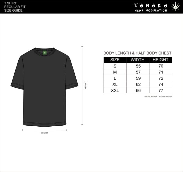 Tanaka Size Chart