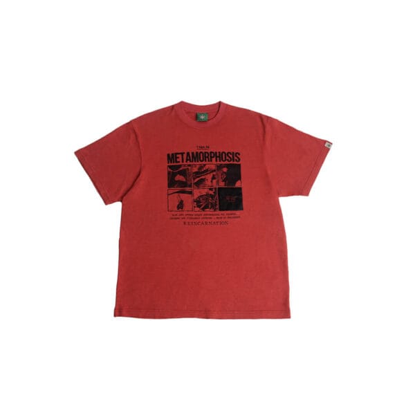 Tanaka Metamorphosis Tee Red (2)